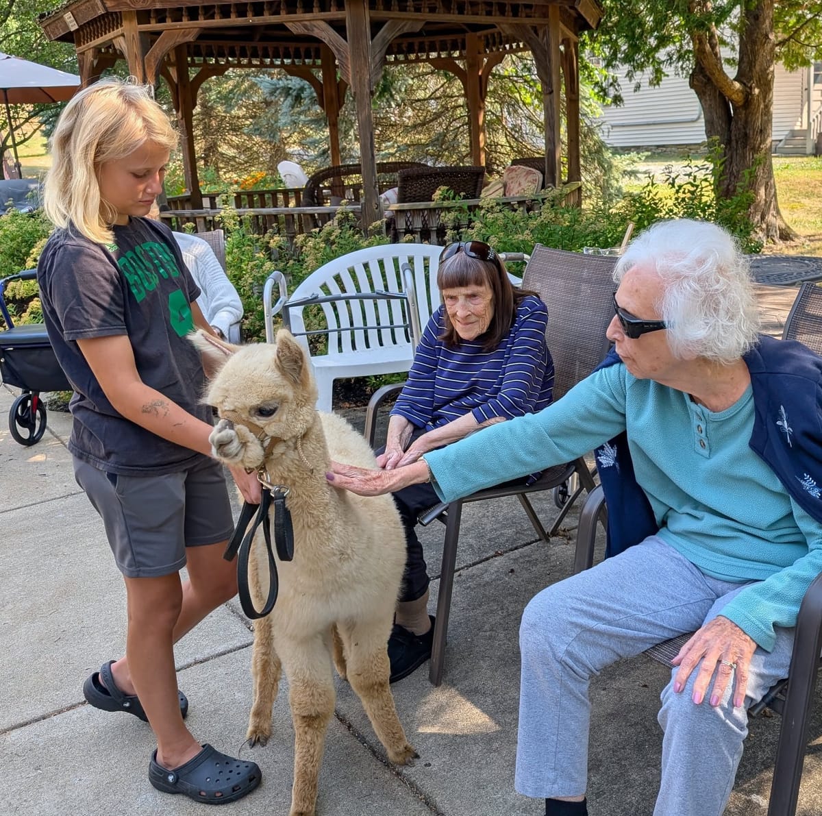 Special Visitors at the Guy and Mary Felt Manor