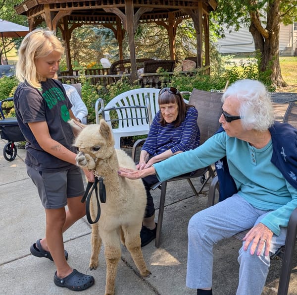 Special Visitors at the Guy and Mary Felt Manor